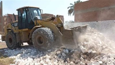 إزالة 23 تعديا على الأراضي الزراعية وأملاك الدولة في بنى مزار