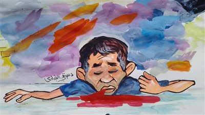 قتل شاب بالطريق العام على يد تاجر خضار فى المنصورة