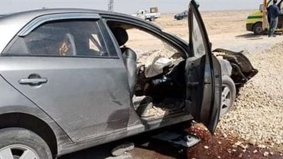 إصابة 5 أشخاص فى حادثى سير بطريق بني سويف