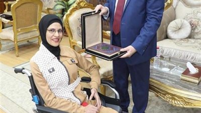 تفاصيل لقاء محافظ المنوفية بالحالات الإنسانية وذوي الهمم