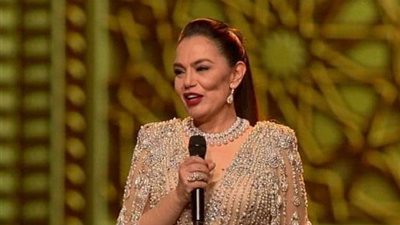 شريهان تظهر في حفل قرعة نهائيات كأس العالم قطر 2022 والتميمة لعيب 