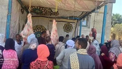مركز سمالوط بالمنيا يفتتح 3 منافذ لبيع اللحوم البلدية بسعر100 جنيه للكيلو 
