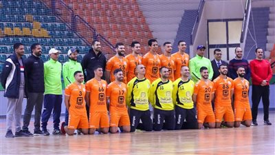 برونزية تاريخية لأبطال كرة اليد بنادي البنك الأهلي