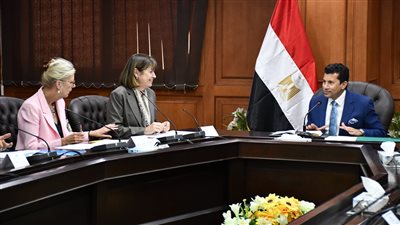 وزير الشباب والرياضة يلتقي مُمثلي منظمات الأمم المتحدة.. تعرف علي السبب
