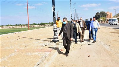 محافظ الغربية يتفقد تنفيذ خطة الرصف بمركز طنطا