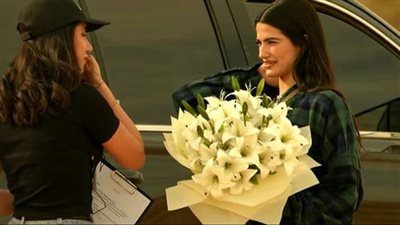 رامز جلال يسخر من طول تارا عماد: مفيش عدسة مصور عارفة تلمها