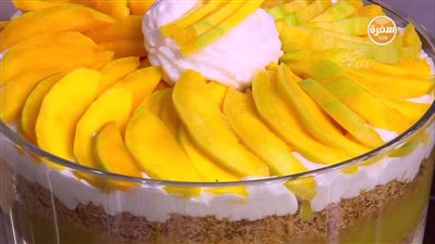 طريقة عمل الكنافة بالموز والمانجو لمائدة رمضان