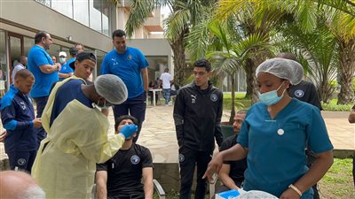 سلبية مسحة لاعبي بيراميدز قبل مواجهة مازيمبي في الكونفيدرالية 