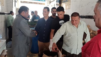 حملة على محال الجزارة وبيع الفسيخ في نبروة