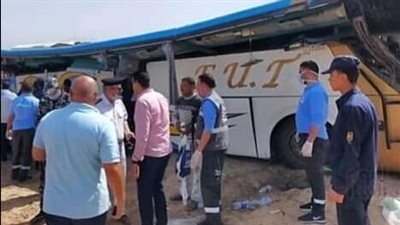 بجنوب سيناء.. تفاصيل انقلاب أتوبيس سياحي ومصرع شخصان وإصابة 43 أخرين