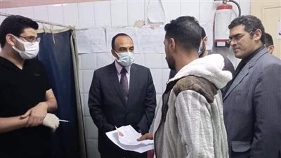 نائب محافظ المنيا يتفقد مستشفى المنيا العام والتأمين الصحي 