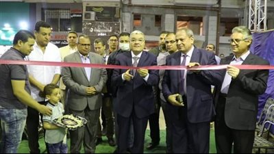 محافظ المنيا يفتتح معرض العيد فرحتنا للملابس الجاهزة بأسعار مخفضة