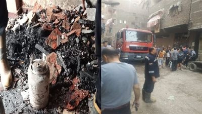 بعد مصرع شخص.. الصور الأولى لحادث انفجار أسطوانة بوتاجاز بدار السلام