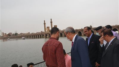 محافظ القليوبية يتفقد حدائق القناطر الخيرية في العيد