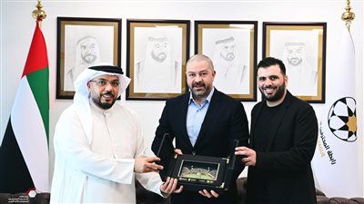 دياب ومتعب يلبيان دعوة رابطة الأندية الإماراتية لتعزيز التعاون بين الجانبين 