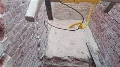 مصرع عامل أثناء التنقيب عن الآثار في الصف 