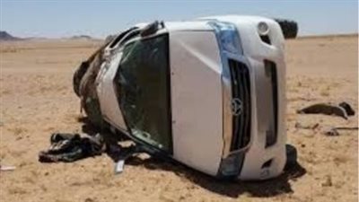 إصابة 3 أشخاص في حادث انقلاب سيارة ربع بنقل يقنا