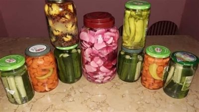 طريقة عمل جميع أنواع المخلل ليمون وجزر وفلفل أخضر