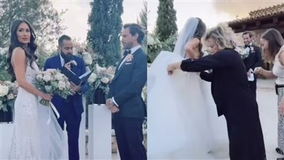 غرائب تيك توك.. عروس توقف حفل زفافها بعد هذا الموقف المحرج!