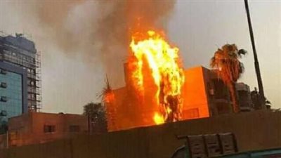 الحماية المدنية تسيطر على حريق هائل داخل عقار سكنى بالمطرية