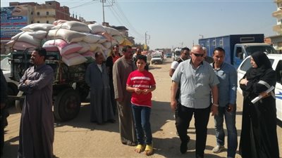 اللواء محمد زايد يقود جهودًا جبارة لإنجاز عملية توريد القمح لشونة قطور