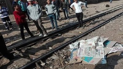 قطار يدهس فتاة ويحول جثتها لأشلاء  بسوهاج