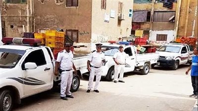 مصادرة 238 مضبوطات مرافق متنوعة فى حملة مكبرة بسوق مدينة ناصر بسوهاج