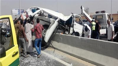 مصرع معلمة وإصابة ابنها في حادث مروع بالغربية 