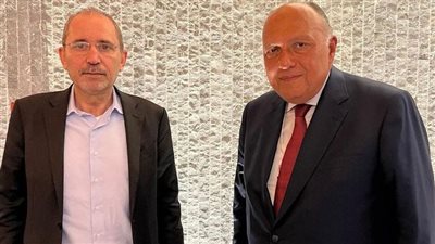 تفاصيل لقاء وزير الخارجية بنظيره الأردني