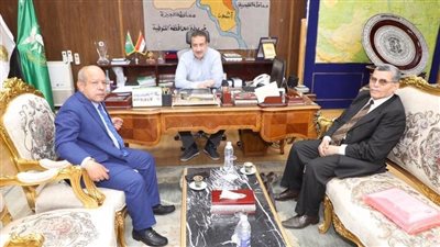 تفاصيل لقاء محافظ المنوفية بمستثمرى المنطقة الصناعية في قويسنا 