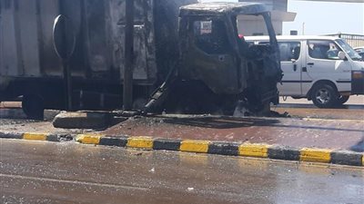 مصدر أمني يوضح حالة المصاب في حادث اشتعال سيارة مخلفات بالإسكندرية