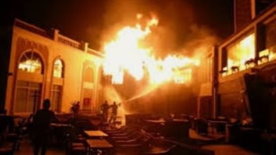 الدفع بـ3 سيارات إطفاء للسيطرة على حريق بمنشأة القناطر 