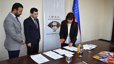 رئيس وزراء أوزباكستان يوافق على توقيع بروتوكول مع معهد العلوم القتالية برئاسة البكر وشوقي