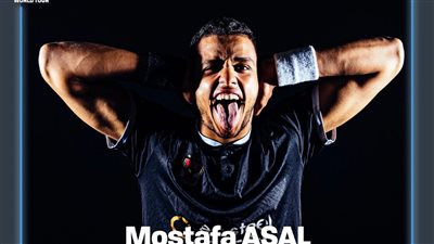 مصطفى عسل لاعب الأهلي يفوز ببطولة الجونة الدولية للاسكواش