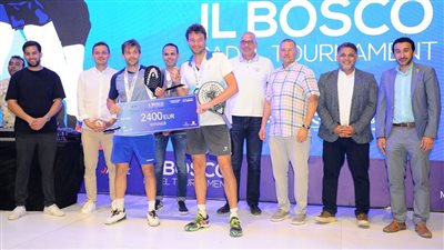 انتهاء فعاليات أول بطولة بادل دولية بالعاصمة الإدارية في البوسكو أكبر مشروعات مصر إيطاليا العقارية
