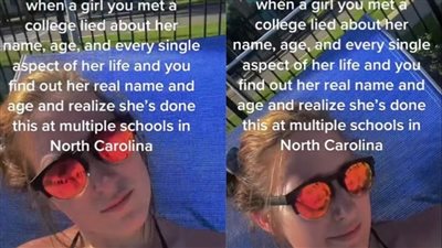 قصص مثيرة على تيك توك حول طالبة مزيفة بالجامعات الأمريكية