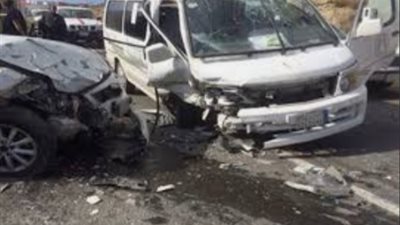 بالأسماء والعناوين.. إصابة 9 أشخاص في حادث انقلاب سيارة ميكروباص بالبحيرة 