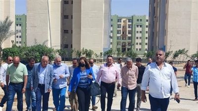 رئيس صندوق الإسكان الاجتماعي تتفقد وحدات محدودي الدخل بمدينتي بدر وحدائق العاصمة