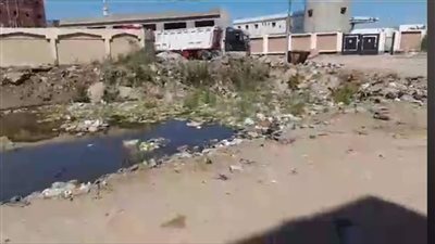 مصرف ينزر بكارثة بيئية في تفتيش كفر سعد بدمياط 