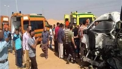 بالأسماء.. مصرع وإصابة 8 أشخاص في حادث انقلاب سيارة بسوهاج