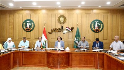 تفاصيل اجتماع محافظ المنوفية برؤساء الوحدات المحلية 