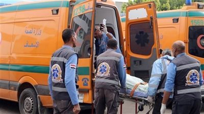 مصرع سائق في حادث انقلاب سيارة على الطريق بسوهاج