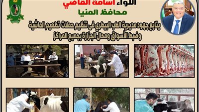 محافظ المنيا: رفع درجة الاستعدادات القصوى تزامنا مع قرب حلول عيد الأضحى 
