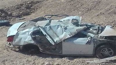 مصرع وإصابة 6 أشخاص من أسرة واحدة في حادث على الطريق بسوهاج
