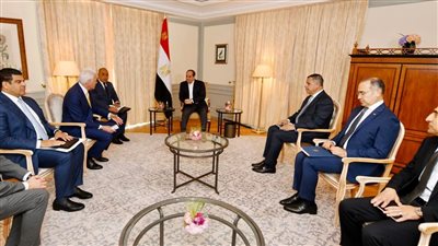 تفاصيل لقاء السيسي مع رئيس شركة لورسن الألمانية للصناعات البحرية