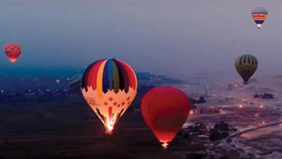 إصابة شخصين ونجاة 28 راكبًا في حادث سقوط البالون الطائر بالأقصر