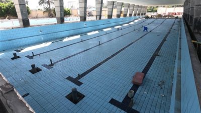  مجلس إدارة النادى الأوليمبي يسابق الزمن للانتهاء من حمام السباحة