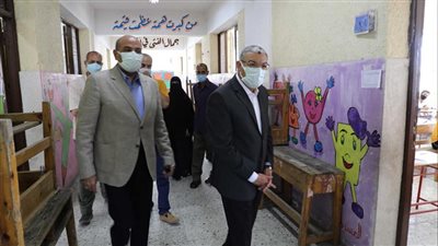 محافظ المنيا يتابع ختام امتحانات الثانوية العامة بعدد من اللجان