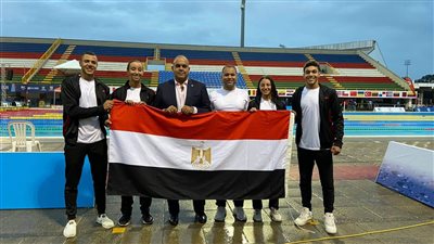 منتخب مصر للسباحة بالزعانف يتألق فى بطولة العالم بكولومبيا