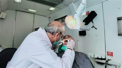 توقيع الكشف الطبي على 1017 من أهالي قرية ميت خاقان بشبين الكوم مجانًا